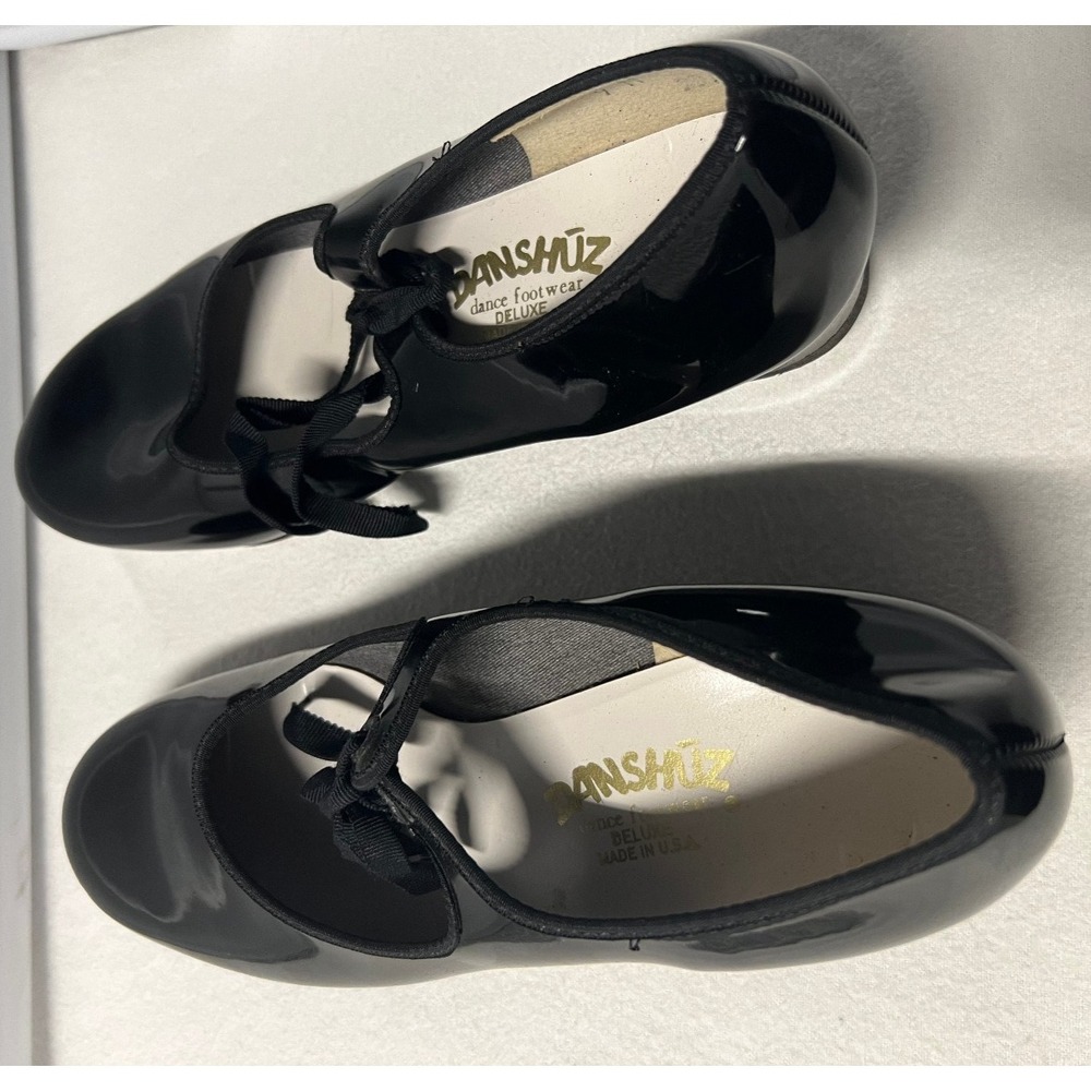 Women's sz 9 M‎ Danshuz Versatile Black Mary Jane Shoes Dance Tap Queen